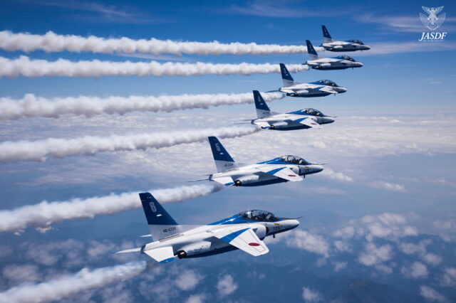 ブルーインパルス　2022年　滋賀高島で展示飛行！「自衛隊フェスタ50・70 in滋賀高島」