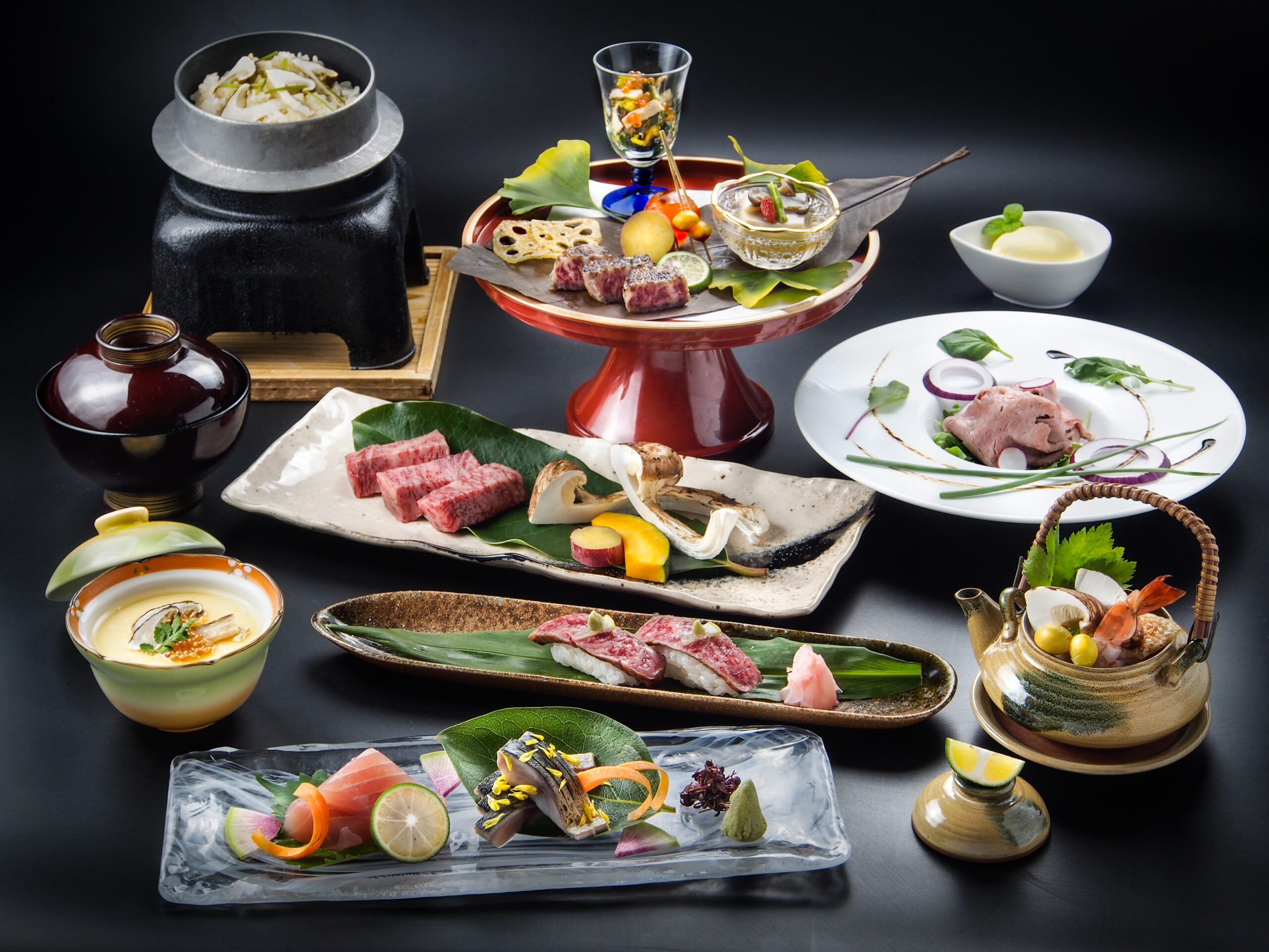 秋限定【11/28まで】贅沢★近江牛と松茸づくし会席のご案内